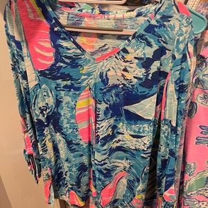 3/4 Lilly Pulitzer Top